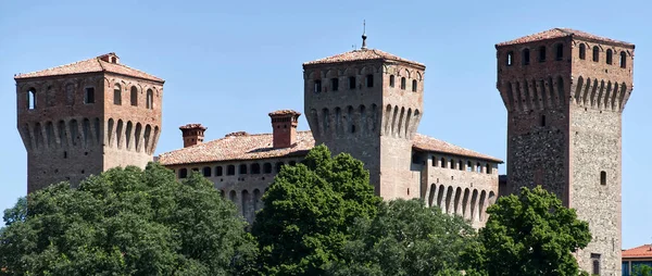 Древний Средневековый Замок Виньола Rocca Vignola Модена Италия — стоковое фото