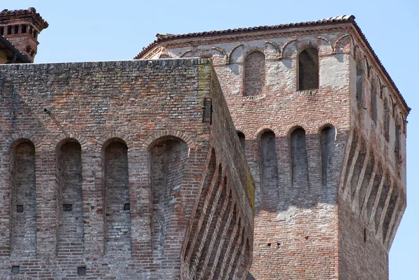 Das Antike Mittelalterliche Schloss Von Vignola Rocca Vignola Modena Italien — Stockfoto