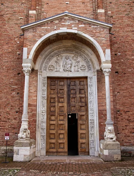 Entrada Principal Abadía Nonantola Abbazia Nonantola Módena Italia —  Fotos de Stock