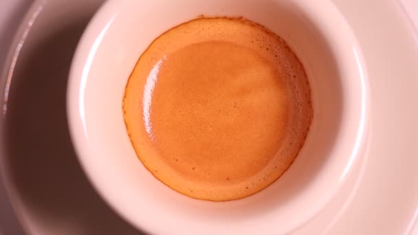 Classic Italian Espresso Coffee Close Bologna Italy — Vídeos de Stock