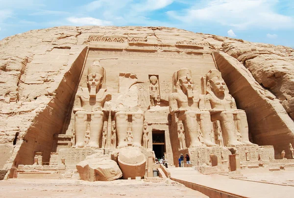 Great Temple Ramesses Abu Simbel Egypt — Foto de Stock