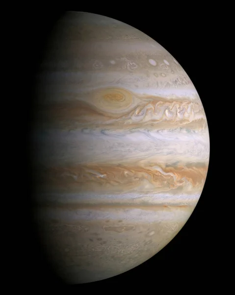 Планета Юпитер Большим Красным Пятном — стоковое фото