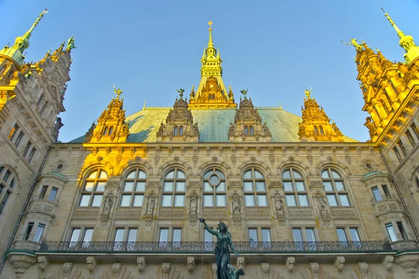 Câmara Municipal de Hamburgo — Fotografia de Stock