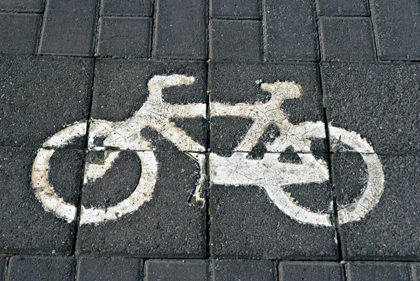 Carril bici — Foto de Stock