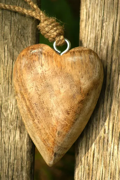 Wooden Heart — Stock Photo, Image