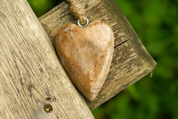 Wooden Heart — Stock Photo, Image