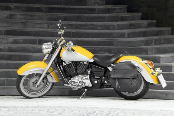 Motorbike in yellow — Stock Photo, Image