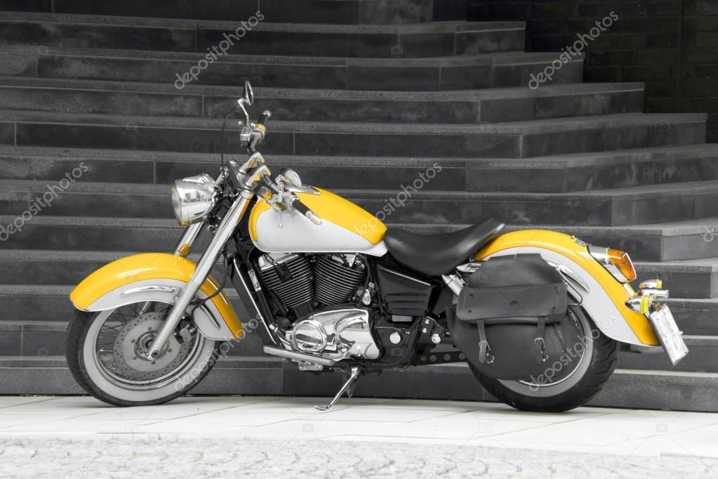 Motorbike in yellow