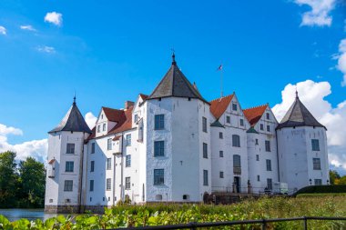 Gluecksburg, Almanya 'daki Beyaz Kale 