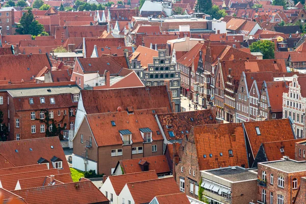 Pohled Staré Město Lueneburg Německu — Stock fotografie
