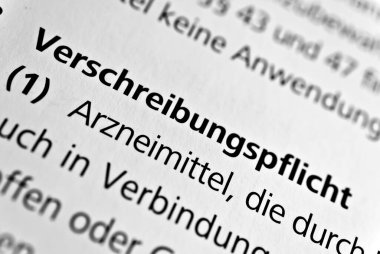 Sadece reçete - Metin, İlaç Yasası