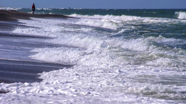 Surf Danish North Sea Beach — Stock Photo, Image