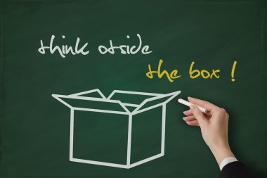 Kutunun dışını düşün.