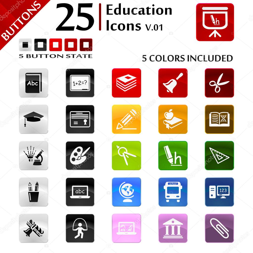 Education Icons v.01