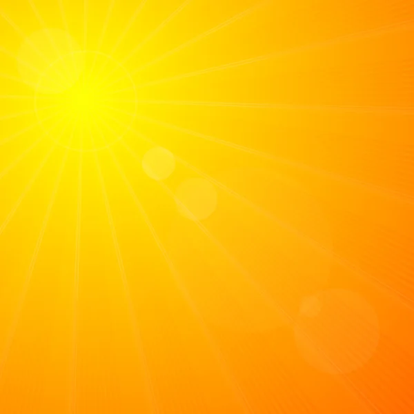 Sol de verano — Vector de stock