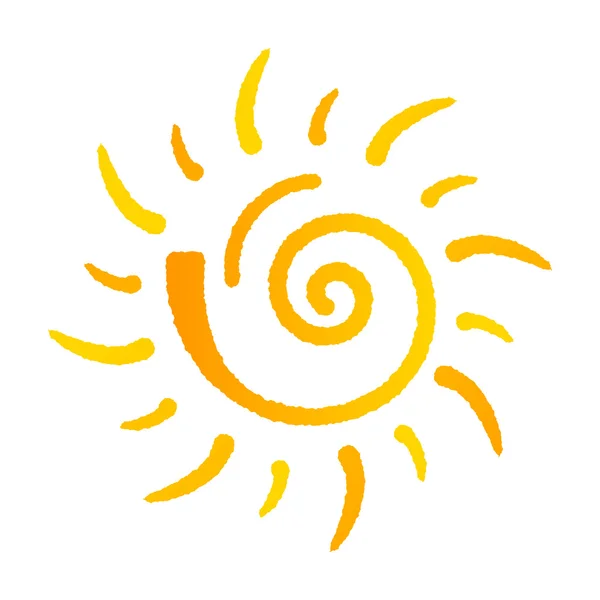 Logo del sole — Vettoriale Stock