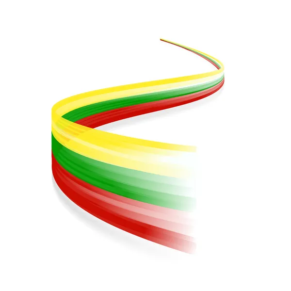 Lithuanian flag — Stock Vector