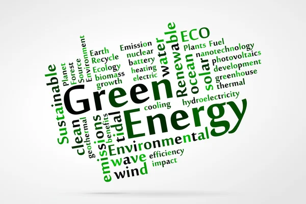 Grön energi — Stock vektor