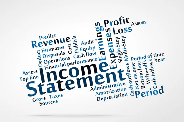 Income Statement — Stock Vector