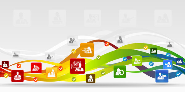 Recursos humanos — Vector de stock