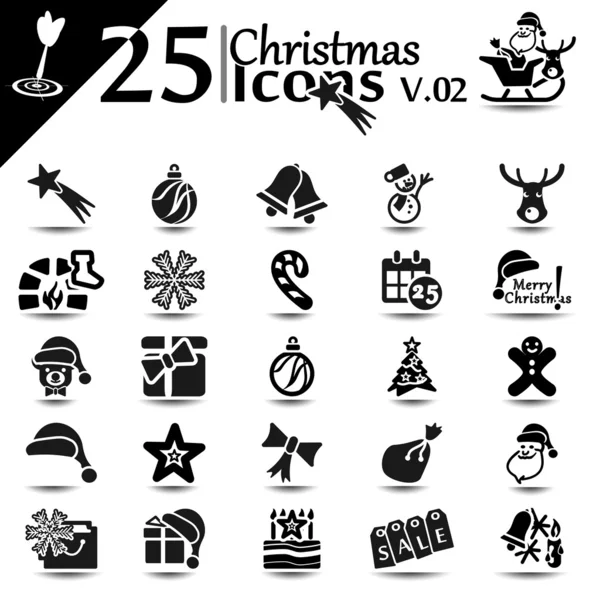 Christmas Icons v.02 — Stock Vector