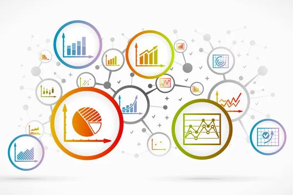 Infográfico de negócios — Vetor de Stock