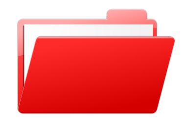 klasör kırmızı