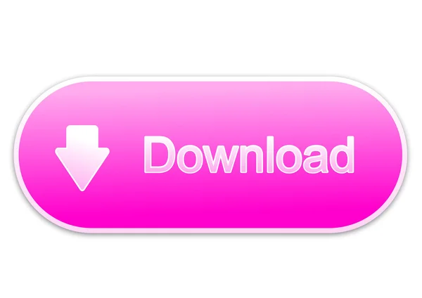 Downloadbutton pink (elipse)) — Stockfoto