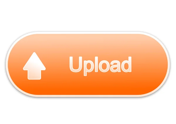 Uploadt knoop oranje (elipse) — Stockfoto