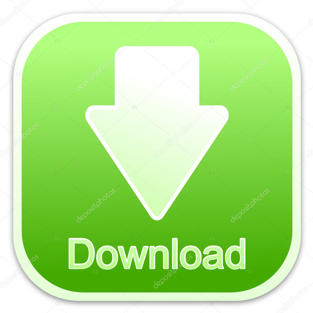 Download button green (square)