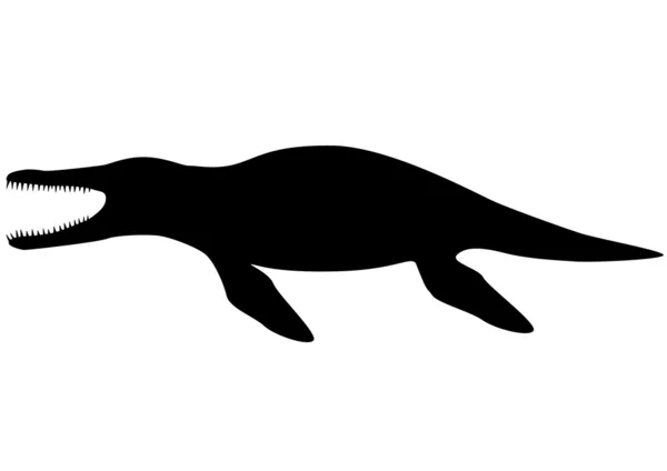 Silueta de Kronosaurus — Vector de stock