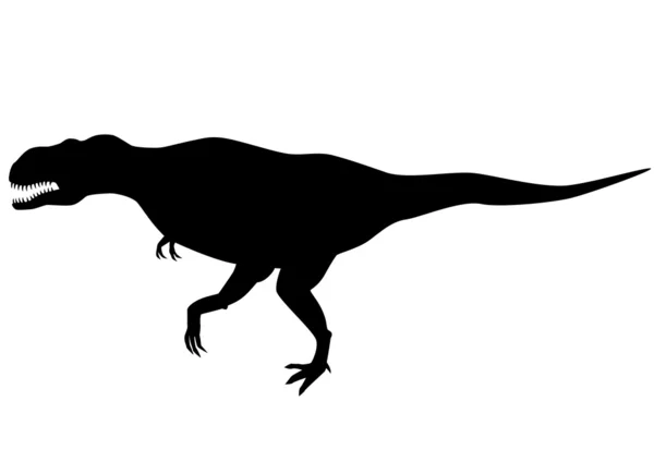 Tyranosaurus siluet — Stok Vektör