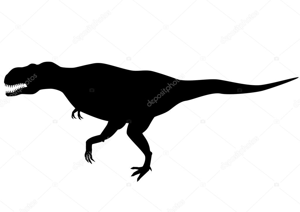 Tyranosaurus silhouette