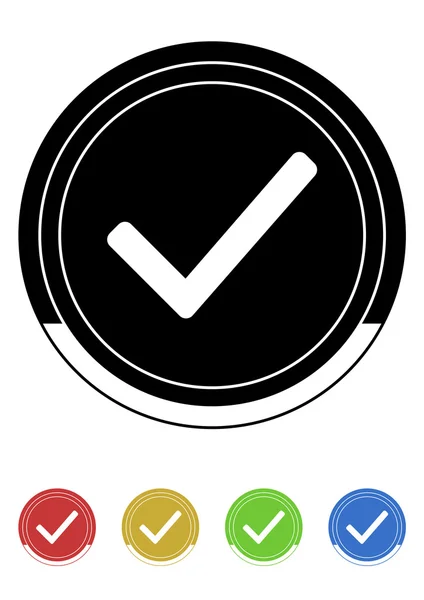 Cercle icône droite — Image vectorielle
