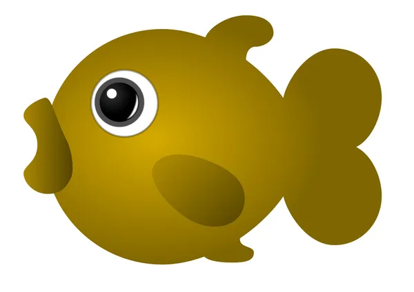 Fish yellow — Stock Photo, Image