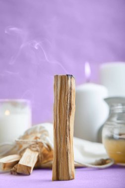 Palo Santo çubuklarını kapat ve boşluğu kopyala