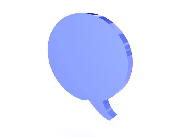 Pictograma Bubble pe fundal alb. Concept ilustrație 3D . — Fotografie, imagine de stoc