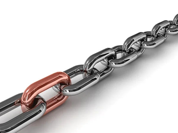 Strong link. Concept 3D illustration. — Stock Photo, Image