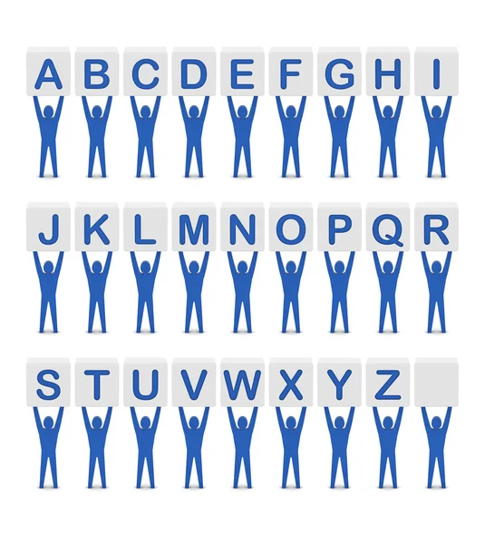 Alphabet. Set of letters. Concept 3D illustration. — Stock Photo, Image