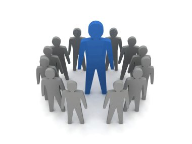 takım lideri. patron şirketi. VIP. Konsept illüstrasyon.