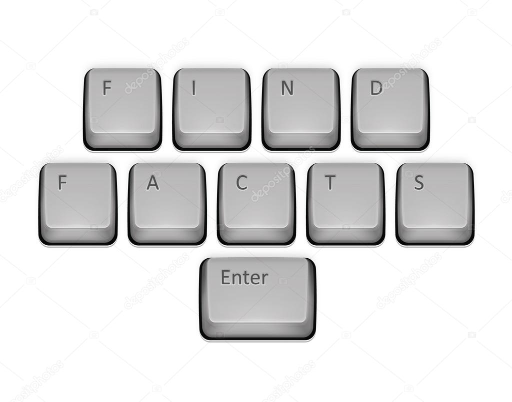 Phrase Find Facts on keyboard and enter key.