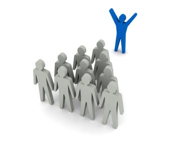 takım lideri. hoparlör, iş gücü.