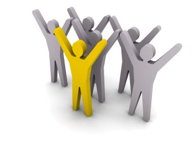 takımın başarısı. liderlik.