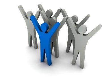 takımın başarısı. liderlik.