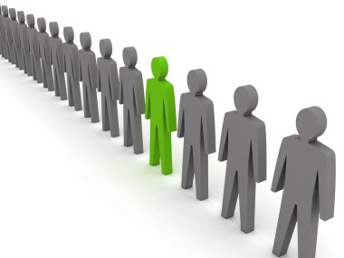 satır için alışılmadık kişi. 