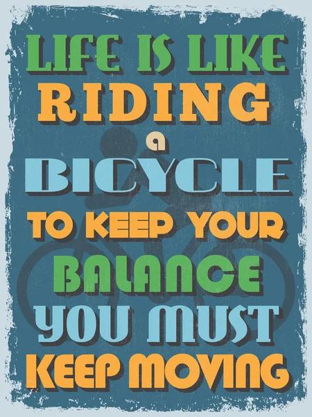 Retro Vintage motivasyonel teklif Poster. Vektör çizim