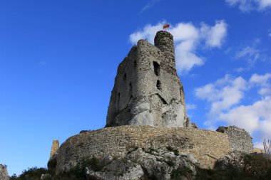 Mirów castle ruins poland.