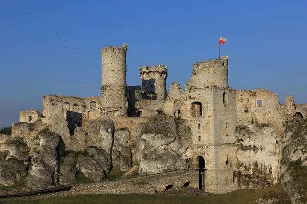 Ogrodzieniec castle ruins poland. — Stock Photo, Image