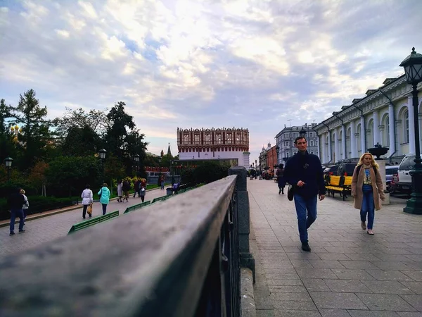 Μόσχα Πάρκο Της Πόλης Στην Κόκκινη Πλατεία — Φωτογραφία Αρχείου