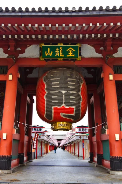 Kaminarimon sensoji asakusa templet i tokyo — Stockfoto